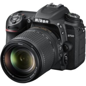 Nikon D7500 20.9MP Digital SLR Camera (Black) with AF-S DX